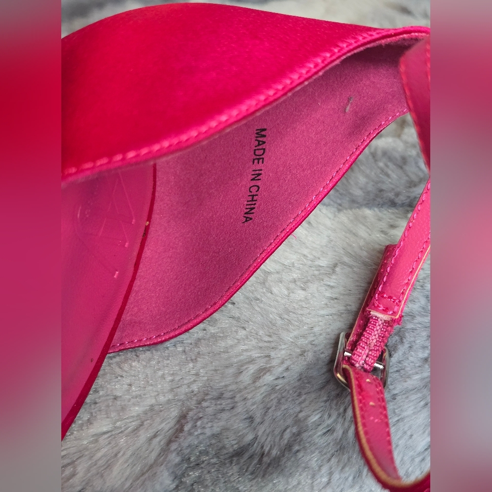 NWT Aaj by Aminah Women's Satiya Platform Dress Sandals In Fuschia Size 8.5 - Picture 14 of 16